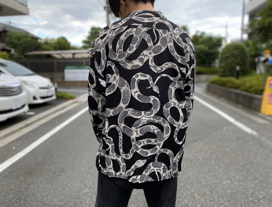 CALEE/キャリー】SNAKE PATTEN L/S SHIRTが入荷しました。[2020.07.12