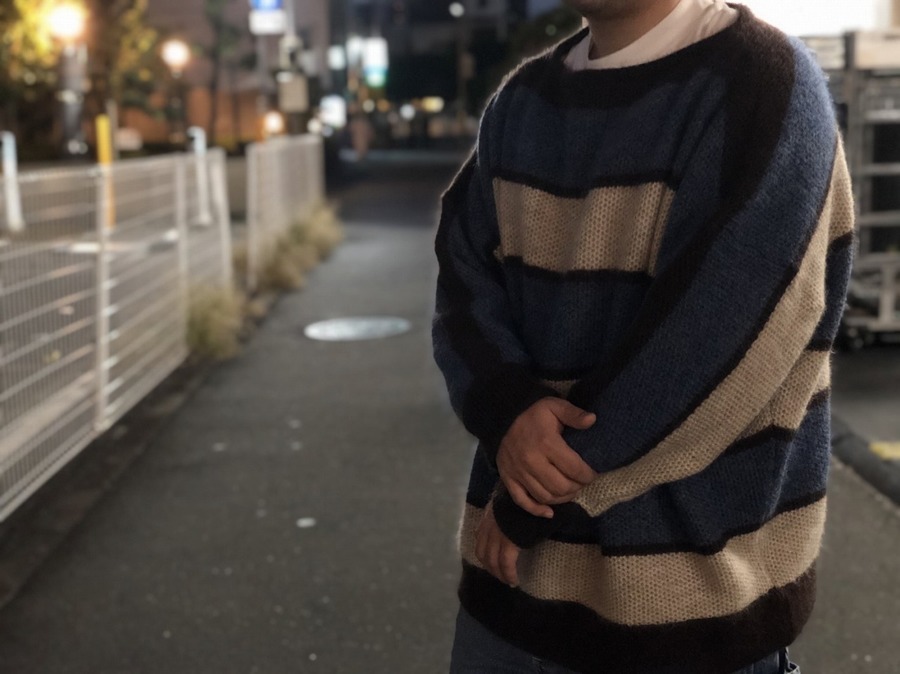 Needles Mohair Boat Neck Sweater-Stripe(Knitting Kit Needles Mohair Boat Neck Sweater-Stripe(Knitting Kit