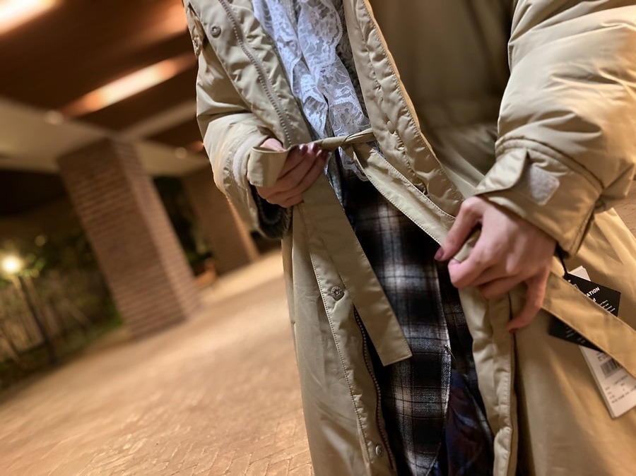 emmi atelier/エミ アトリエ】よりアウトドア中綿コート の入荷