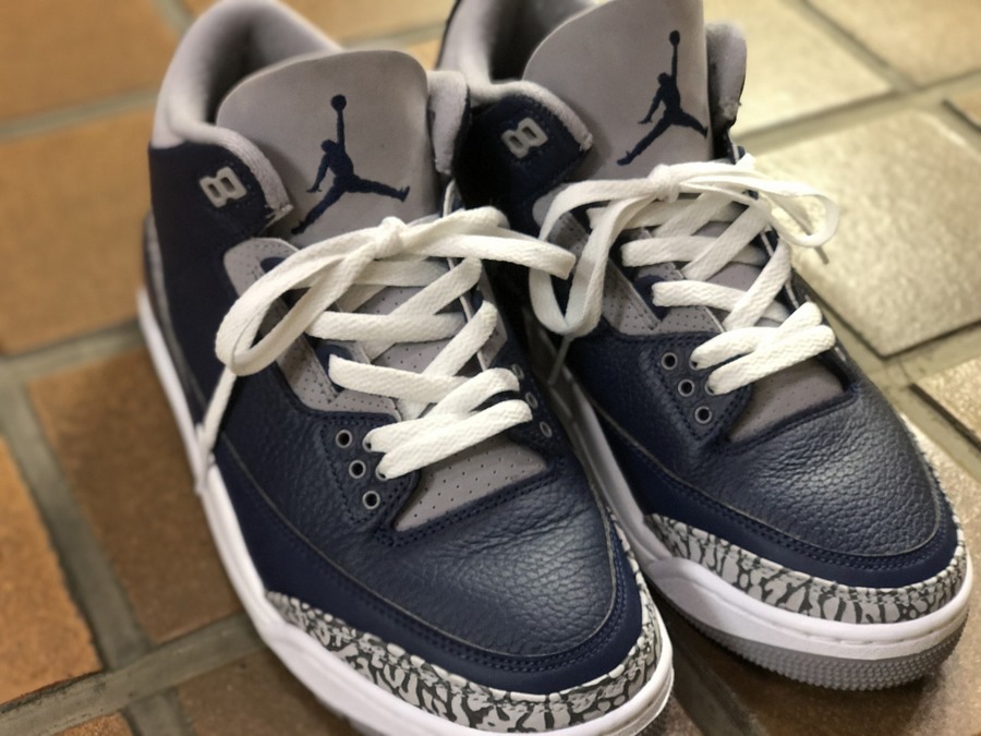 air jordan 3 midnight navy 着画あり 1/27発売｜Nike Air Jordan 3 Retro