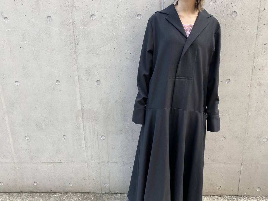 2022年ファッション福袋 YOHJI YAMAMOTO ＋NOIR ベルテッドワンピース ロングワンピース