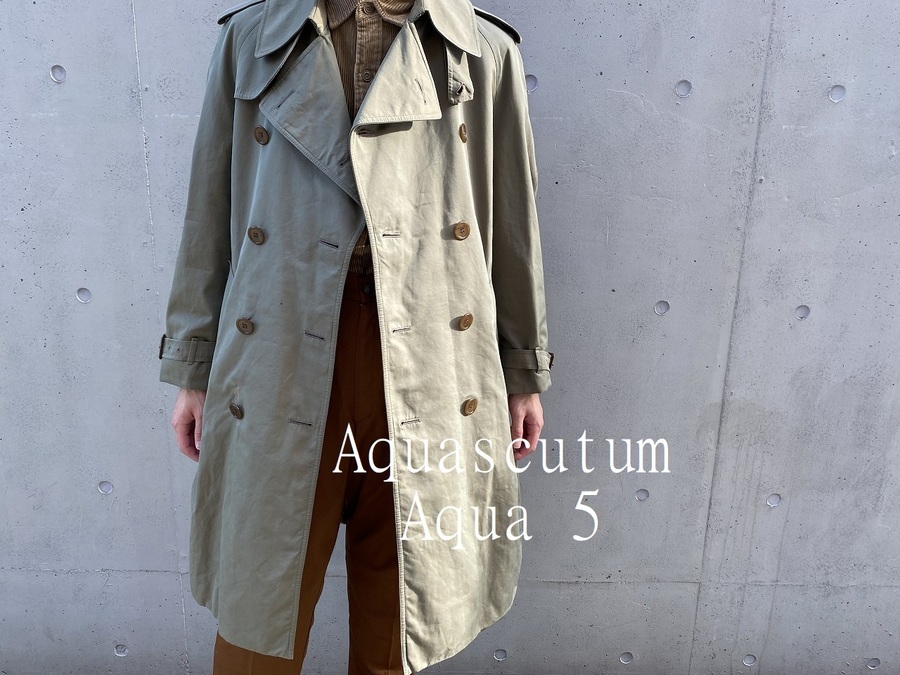 Aquascutum/アクアスキュータム】よりAqua5 トレンチコートが買取入荷 ...