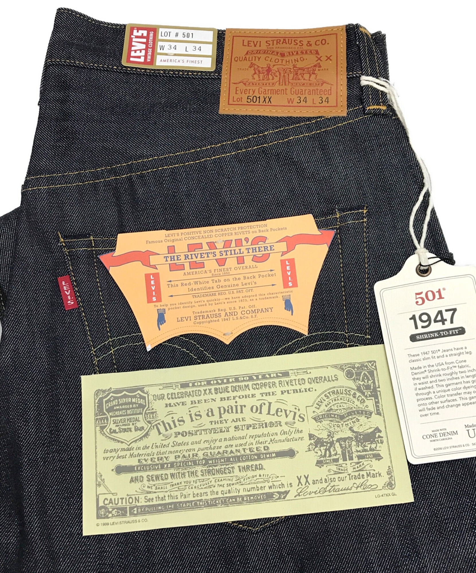 LEVI'S VINTAGE CLOTHING / リーバイス ビンテージ クロージング】1947