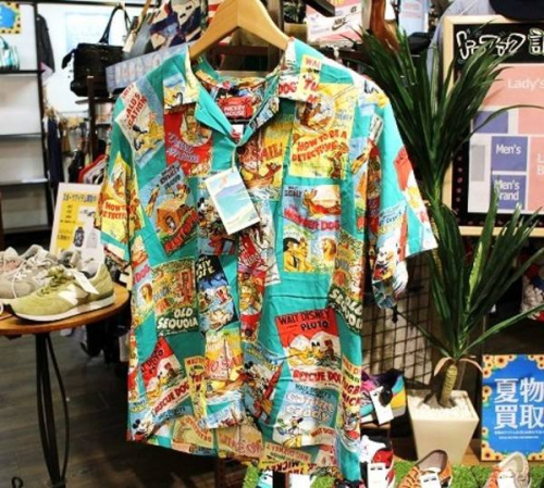 レインスプーナーのアロハシャツ