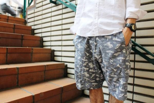 バテンウエアのオーバーハングショーツ