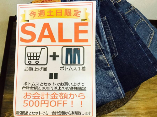 キャンペーンのボトムス