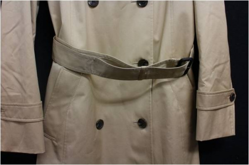 23区のギザコットンギャバショートトレンチコート