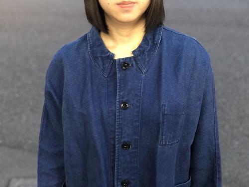 ネストローブのリネン和紙ワークジャケット