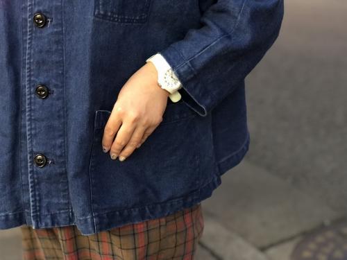 リネン和紙ワークジャケットのジャケット