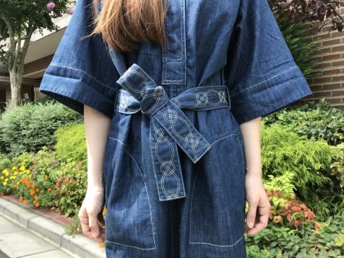 クロエのデニムワンピース