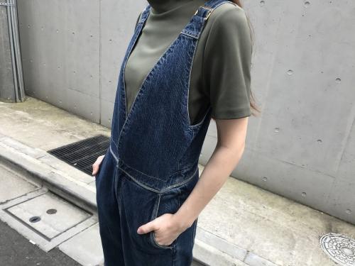 デニムサロペットの古着