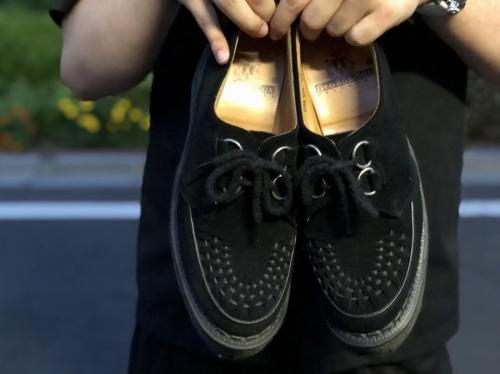 ジョージコックスのラバーソールシューズ