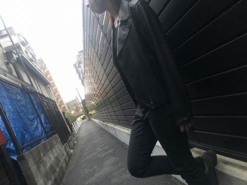 ニジュウサンクのレザーライダースジャケット