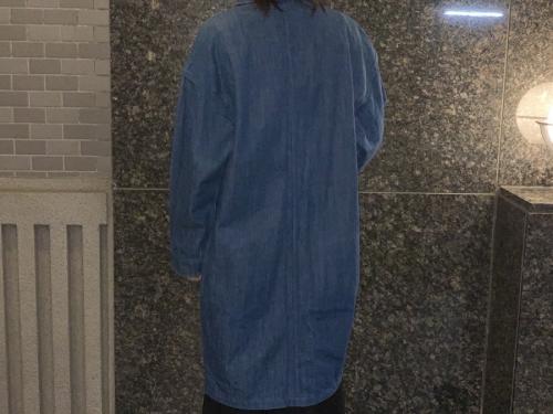 ハイクのデニムショップコート