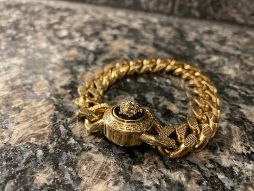 メドゥーサチェーンブレスレットのメンズ