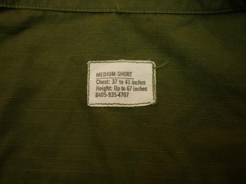 ユーエスアーミーヴィンテージのジャングルファティーグジャケット