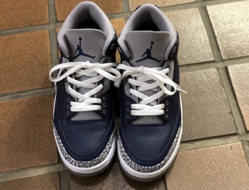 AIR JORDAN 3 RETRO MIDNIGHT NAVYのエアジョーダン3