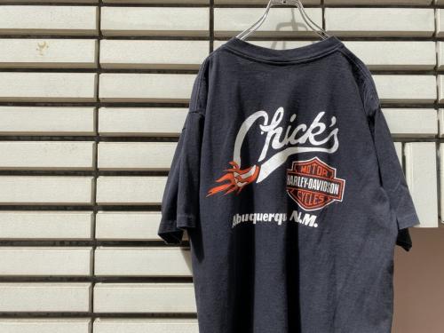 ハーレーダビッドソンのプリントTシャツ