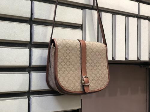 マカダム柄ショルダーバッグのヴィンテージ