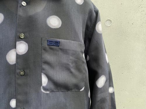 ロングスリーブドットシャツ