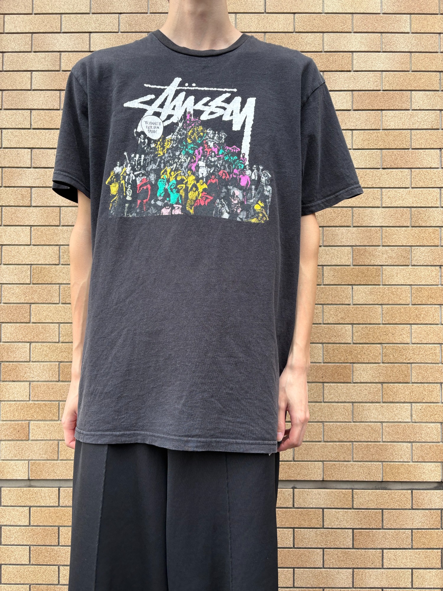 STUSSY トレーナー ベロア 光沢 ロンＴ ストリート 短丈 archive STUSSY トレーナー ベロア 光沢 ロンT ストリート 短丈 archive