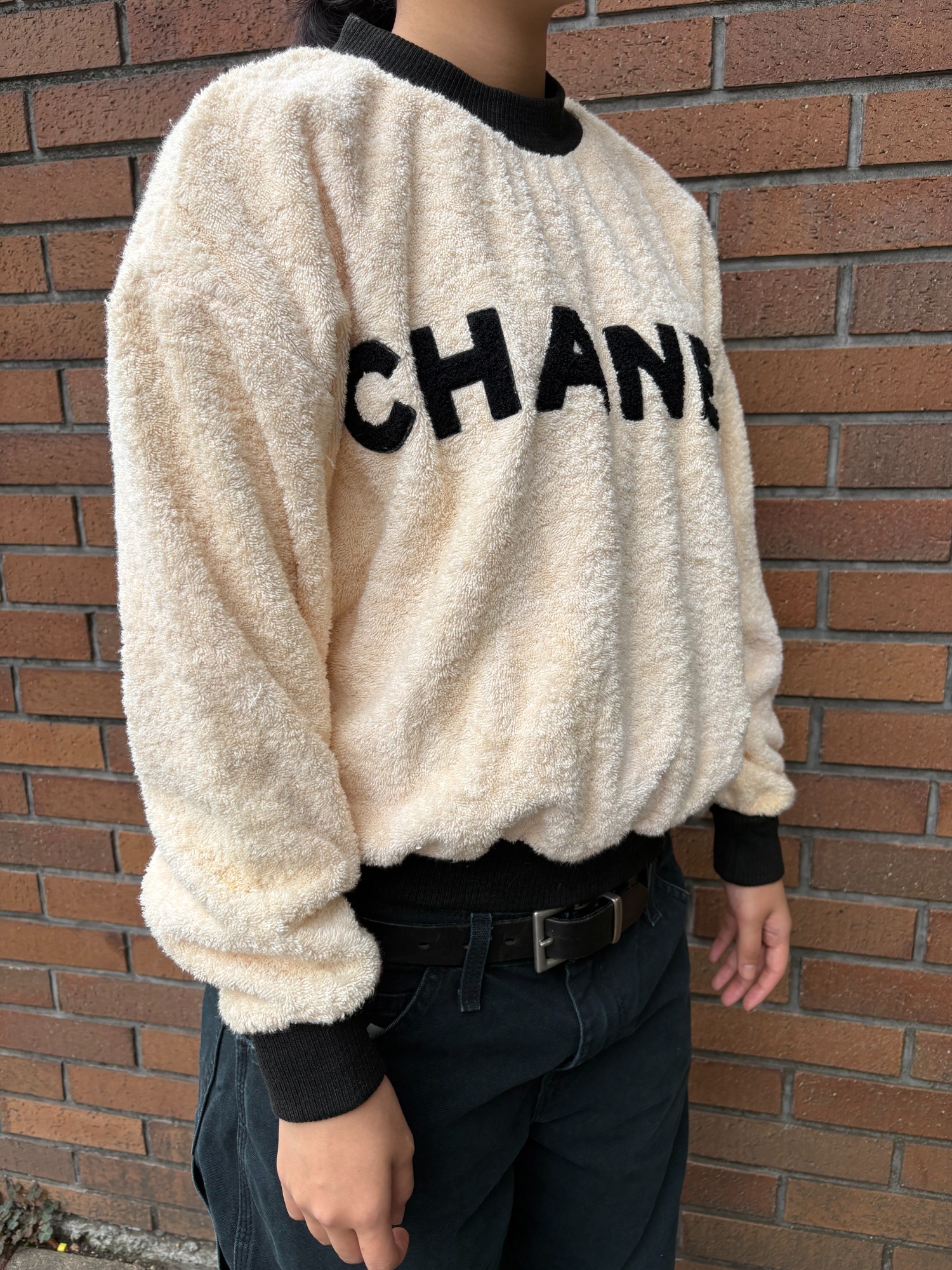 新年お値下げ‼️【希少】CHANEL ロゴパイルトレーナー 新年お値下げ‼️【希少】CHANEL ロゴパイルトレーナー 2025年