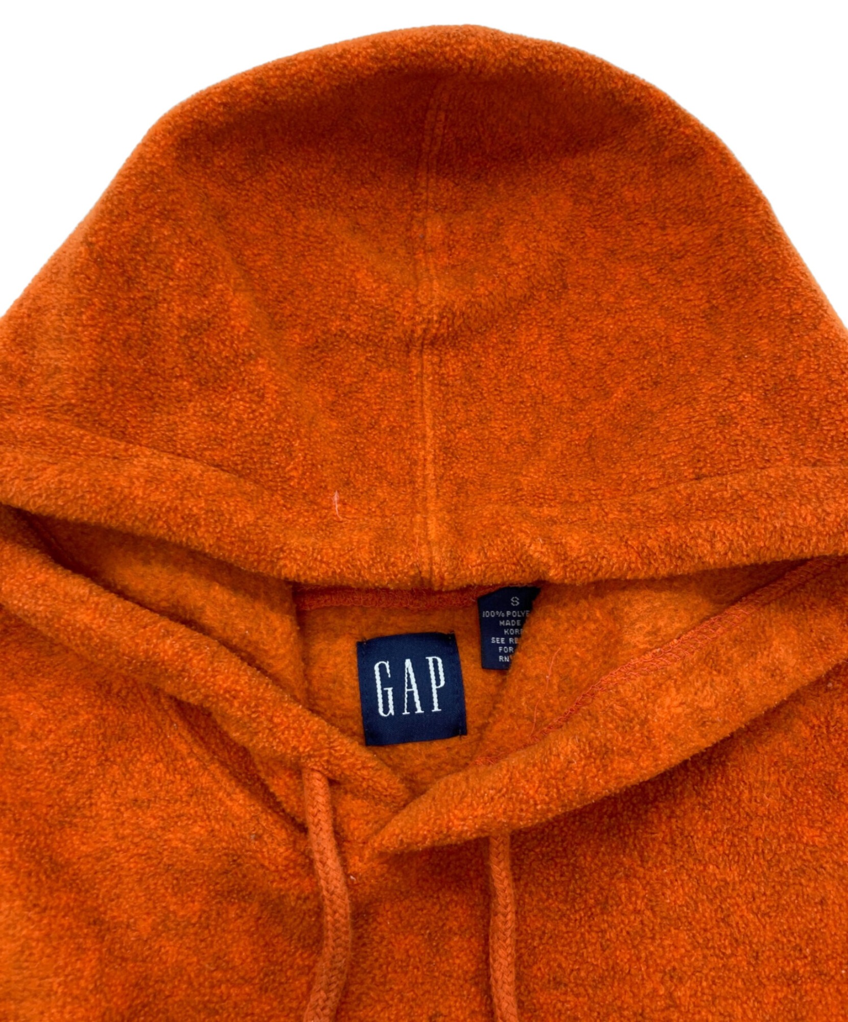 00s oldgap 鬼フェード オレンジ ジップパーカー ロゴ 雰囲気 シティ 90年代人気再燃！】GAP の フリースパーカー の魅力と買取情報[2025.11