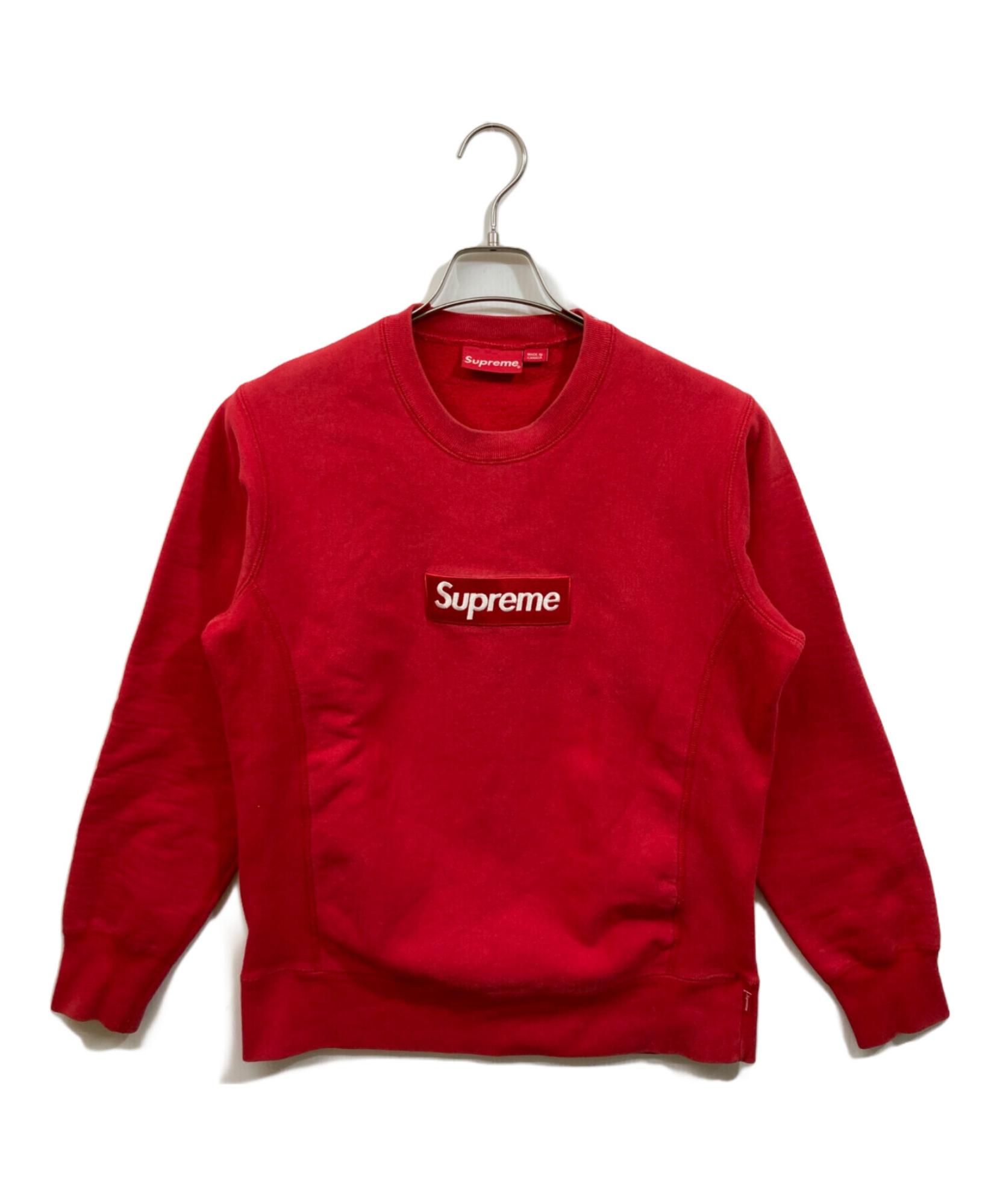 SUPREME / シュプリーム】Box Logo Crewneck | 永遠のアイコン、赤の 