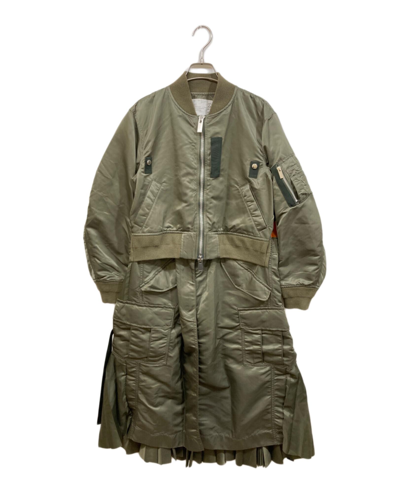sacai サカイ　MA-1ドッキングコート sacai / サカイ】MA-1ドッキングコート | 異素材のハイブリッドが紡ぐ