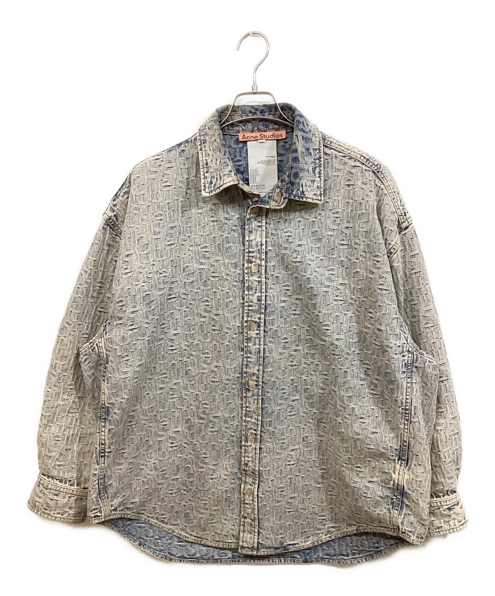 Acne studios / アクネ ストゥディオズ】モノグラムデニムシャツ