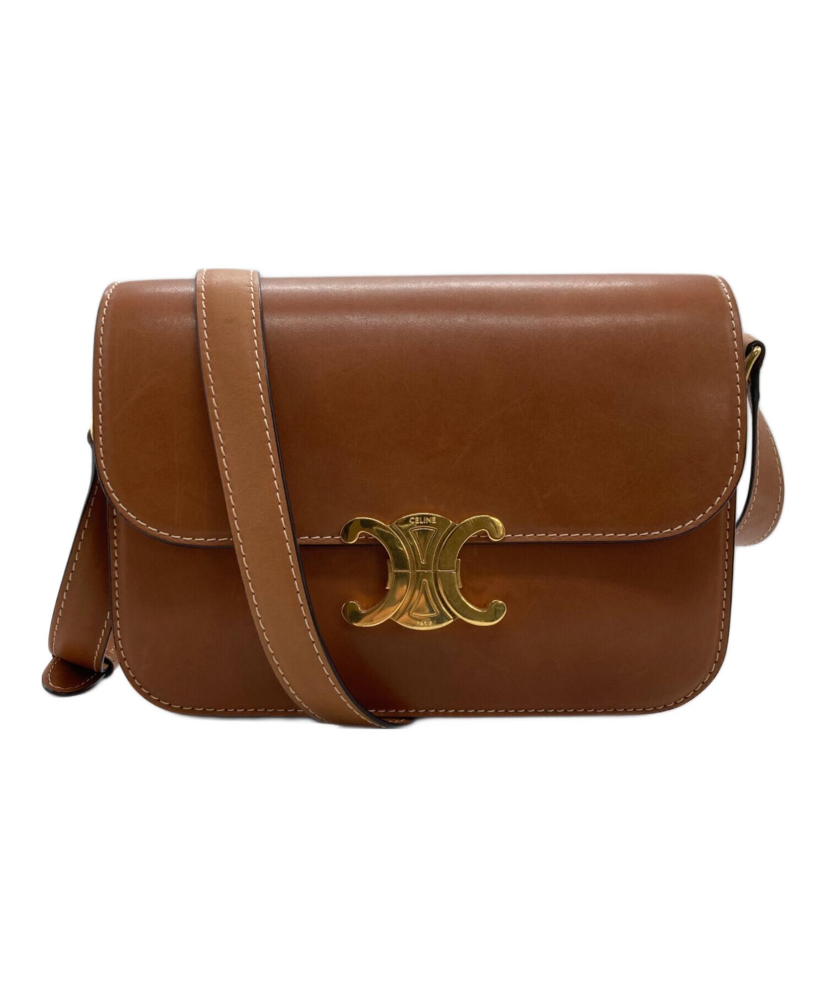 【希少】CELINE トリオンフ ショルダーバッグ  ティーン CELINE / セリーヌ】ティーン トリオンフショルダーバッグ|色褪せない