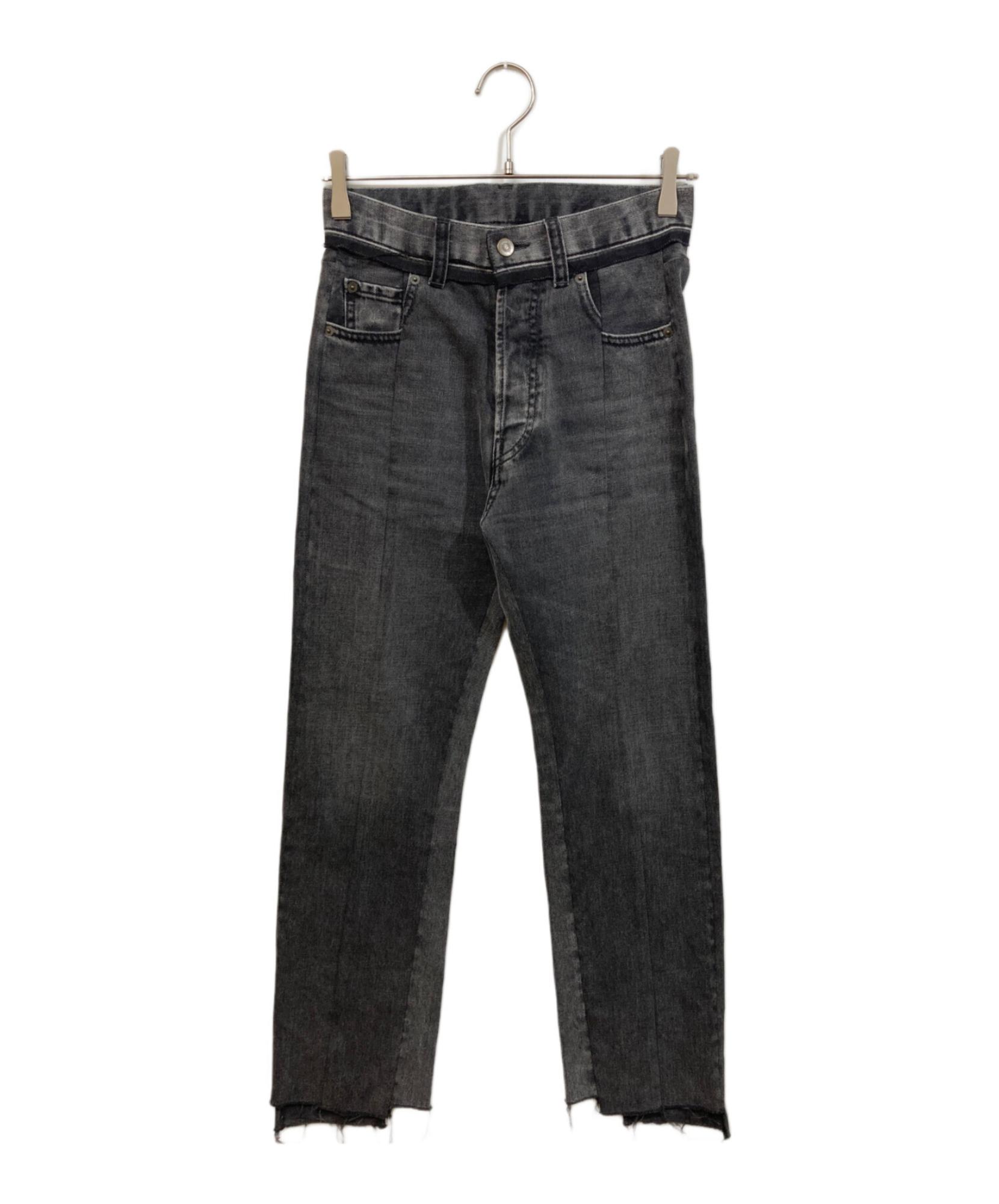 Maison Margiela 再構築デストロイワークデニムパンツ　最終値下げ Maison Margiela / メゾンマルジェラ】再構築ブラックデニムパンツ
