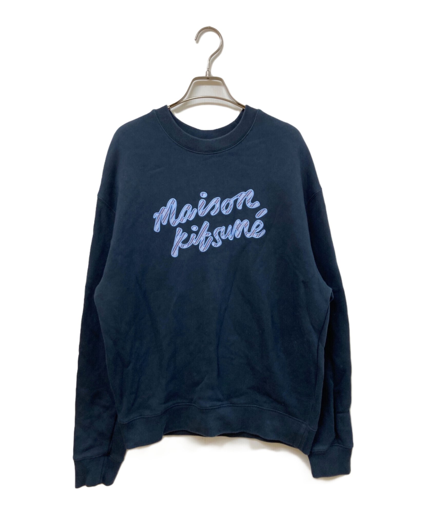 maison kitsune / メゾンキツネ】Handwriting Crew Sweatshirt