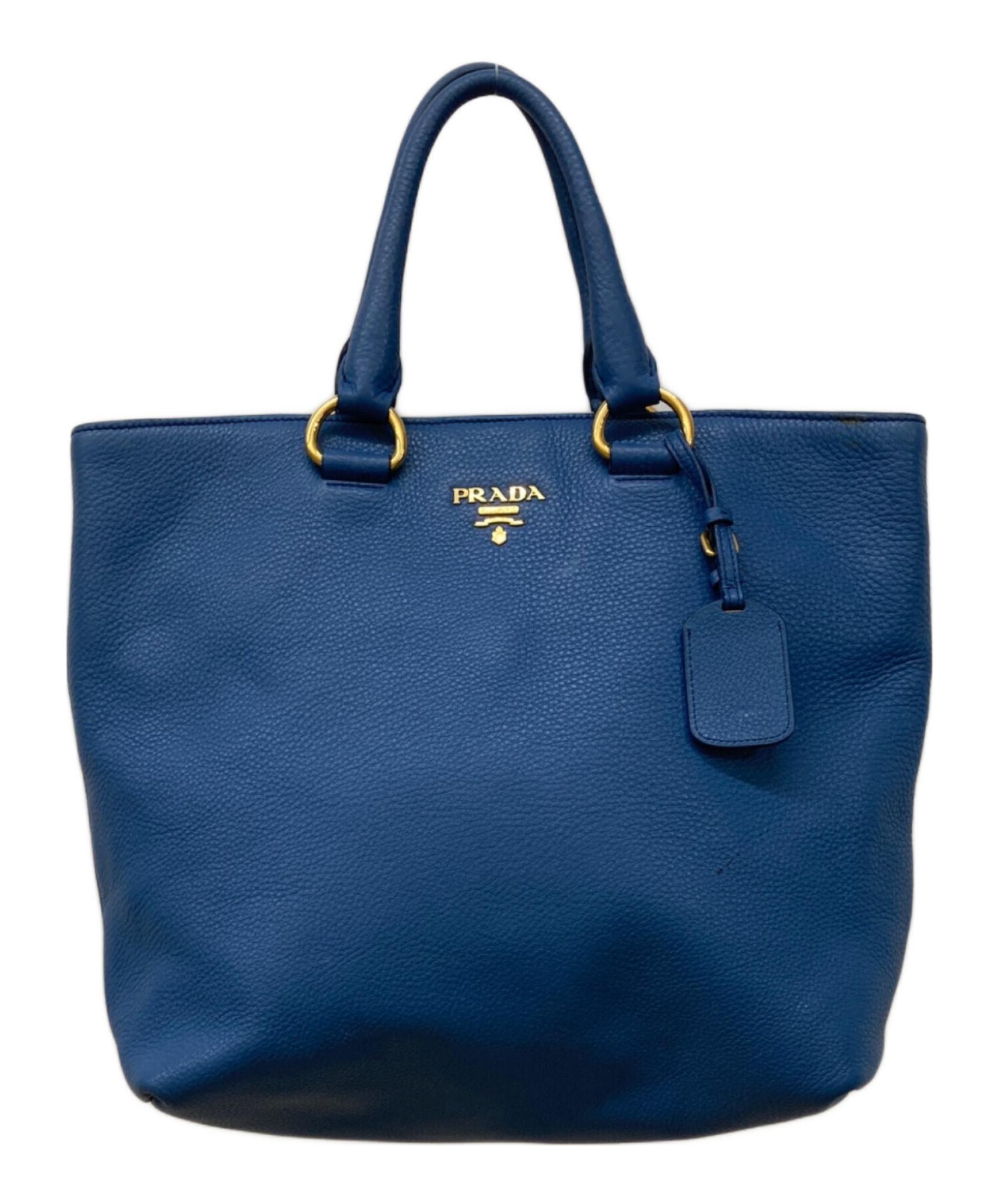 PRADA/プラダ】上質な革の質感を楽しむ。ヴィッテロダイノレザートート