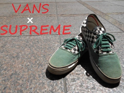 スニーカーのsupreme