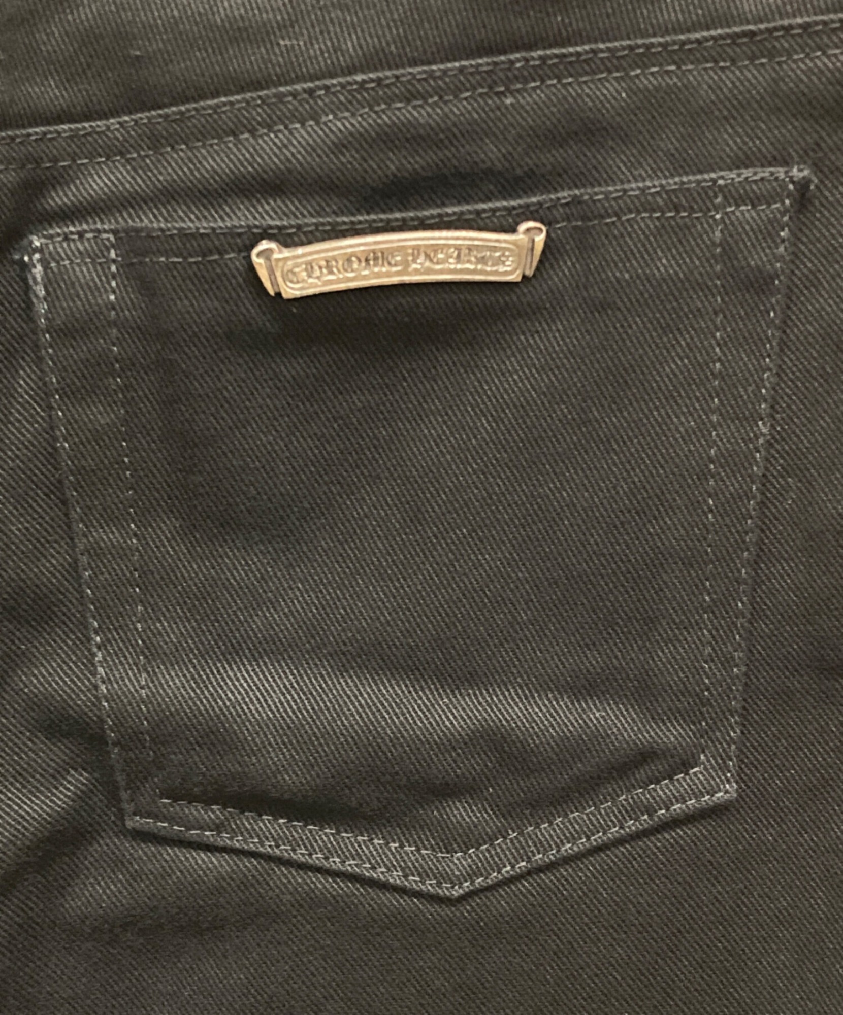 クロムハーツchromeheartsフレアニーデニムパンツ 33  CHROME HEARTS BABY CLASSIC FLERKNEE RING クロムハーツ　ベイビークラシック　フレアニー　リング |  SKYTREK