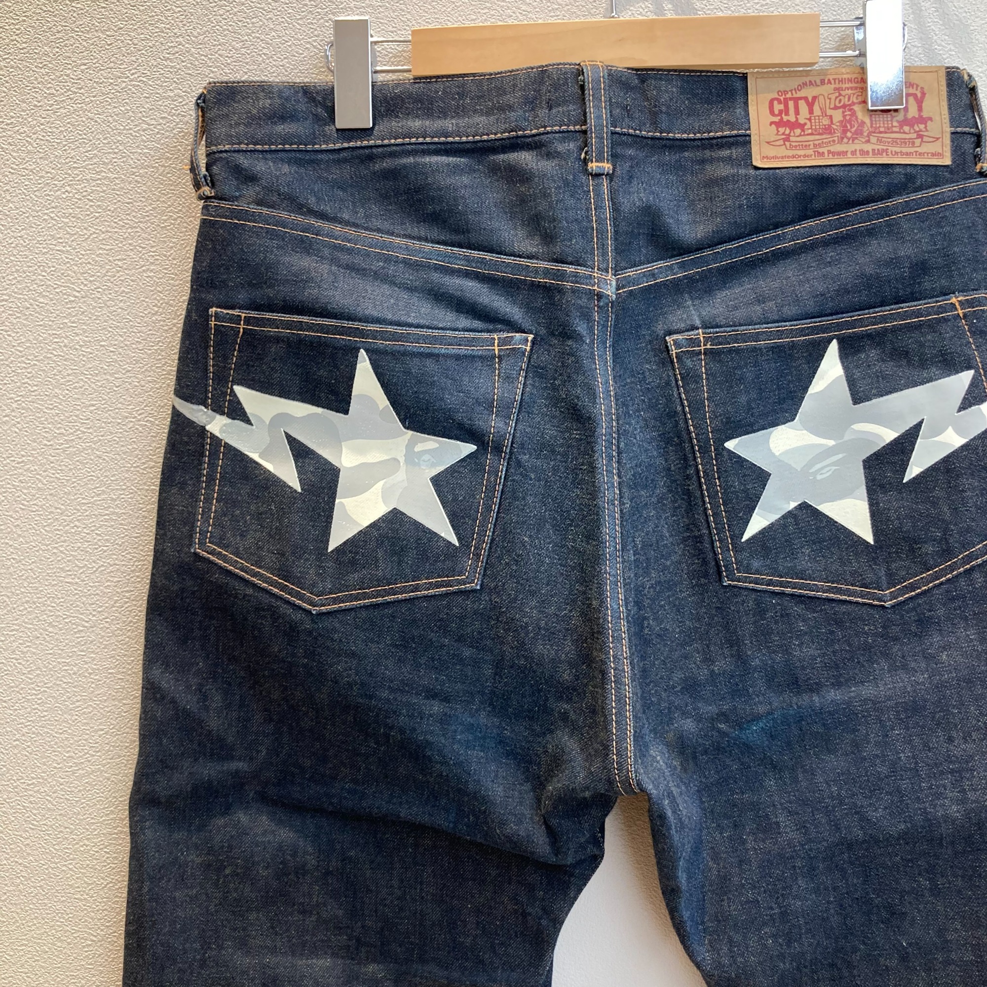 A BATHING APE】Backstarprint Denim[2023.05.12発行]｜トレファク 