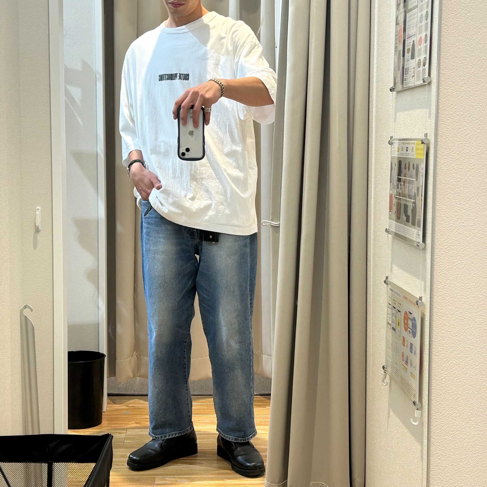 グッチ GG コットン トラックジャケット XL メンズ ブラック