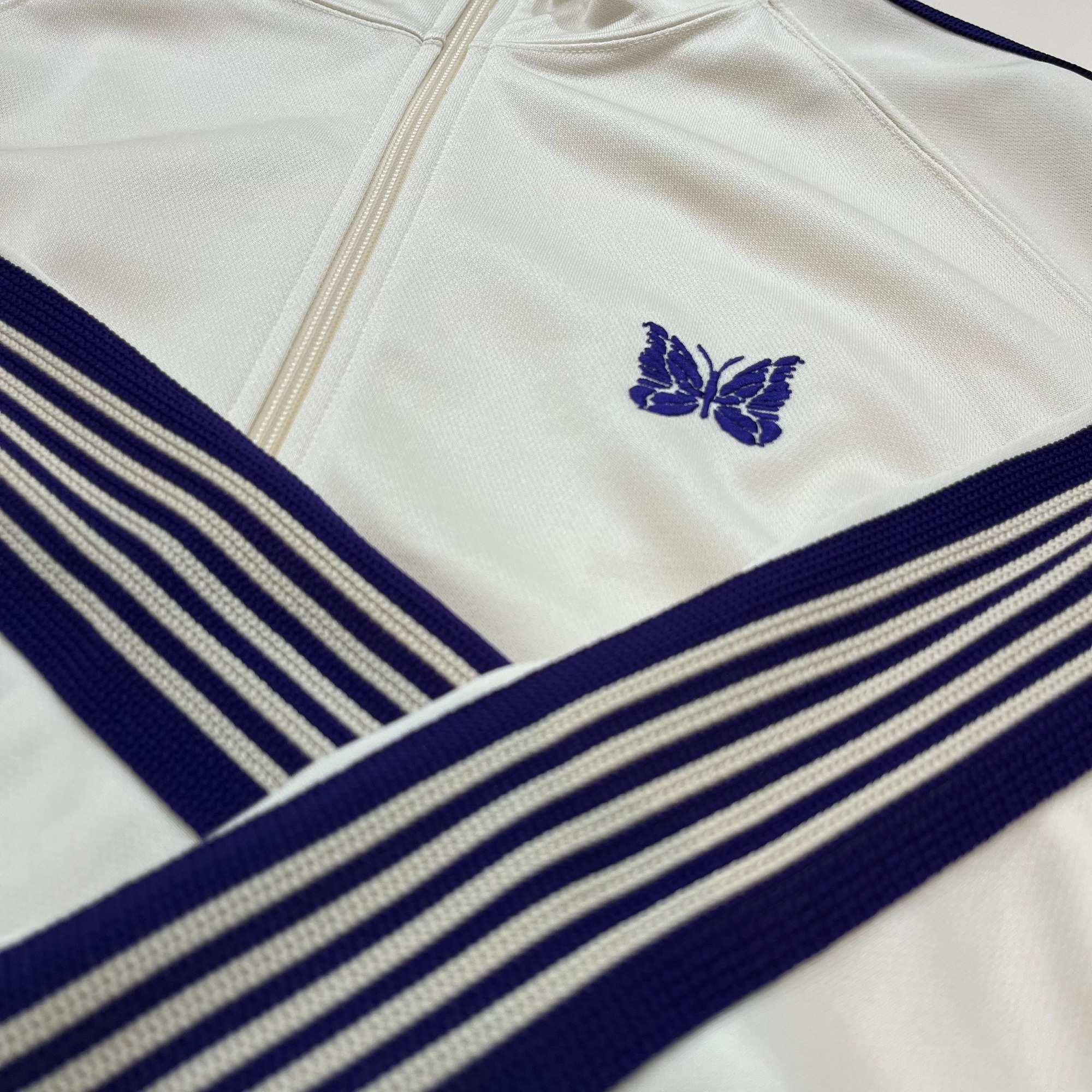 White Needles Poly Smooth Track Jacket | SVD