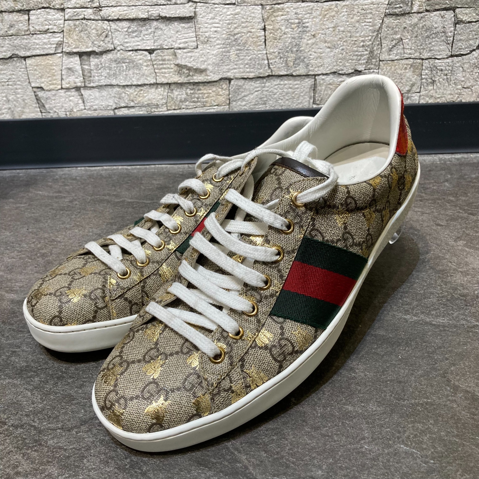美品　GUCCI GGスプリーム　ローカットスニーカー GUCCI GGスプリームローカットスニーカー