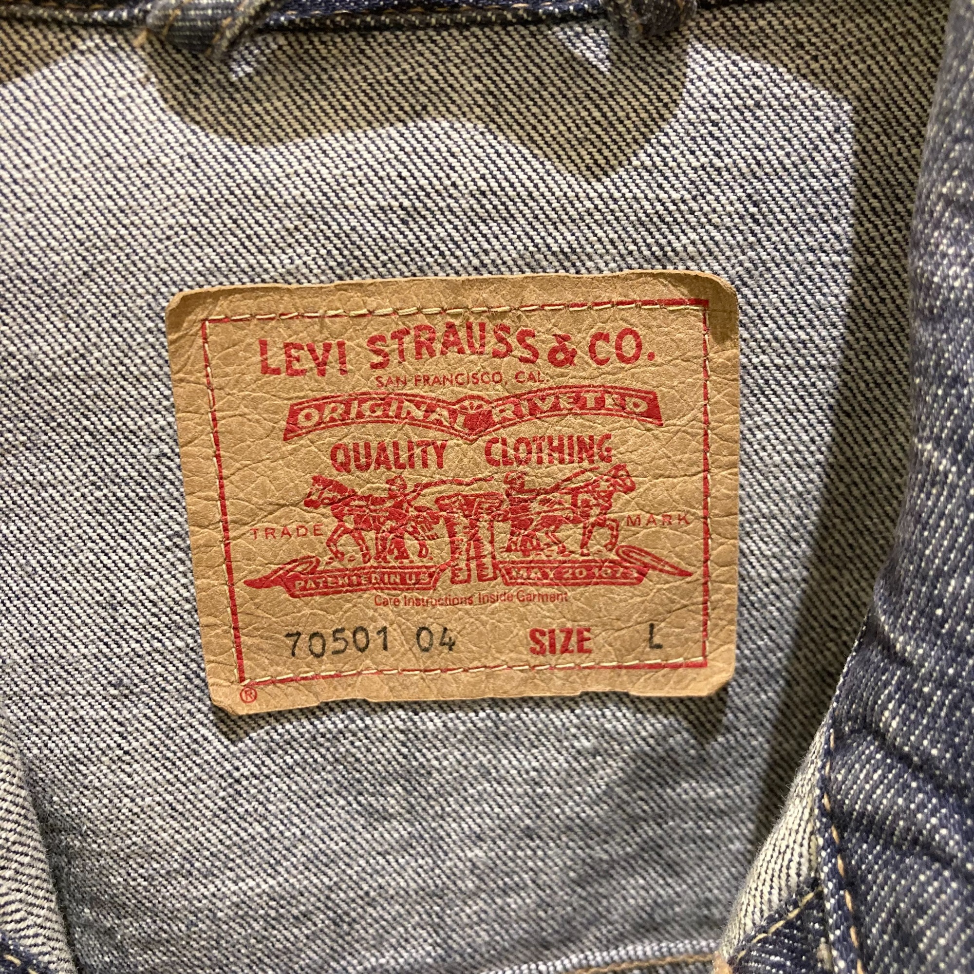LEVI'S】復刻1st大戦モデル デニムジャケット[2025.02.24発行]｜トレ
