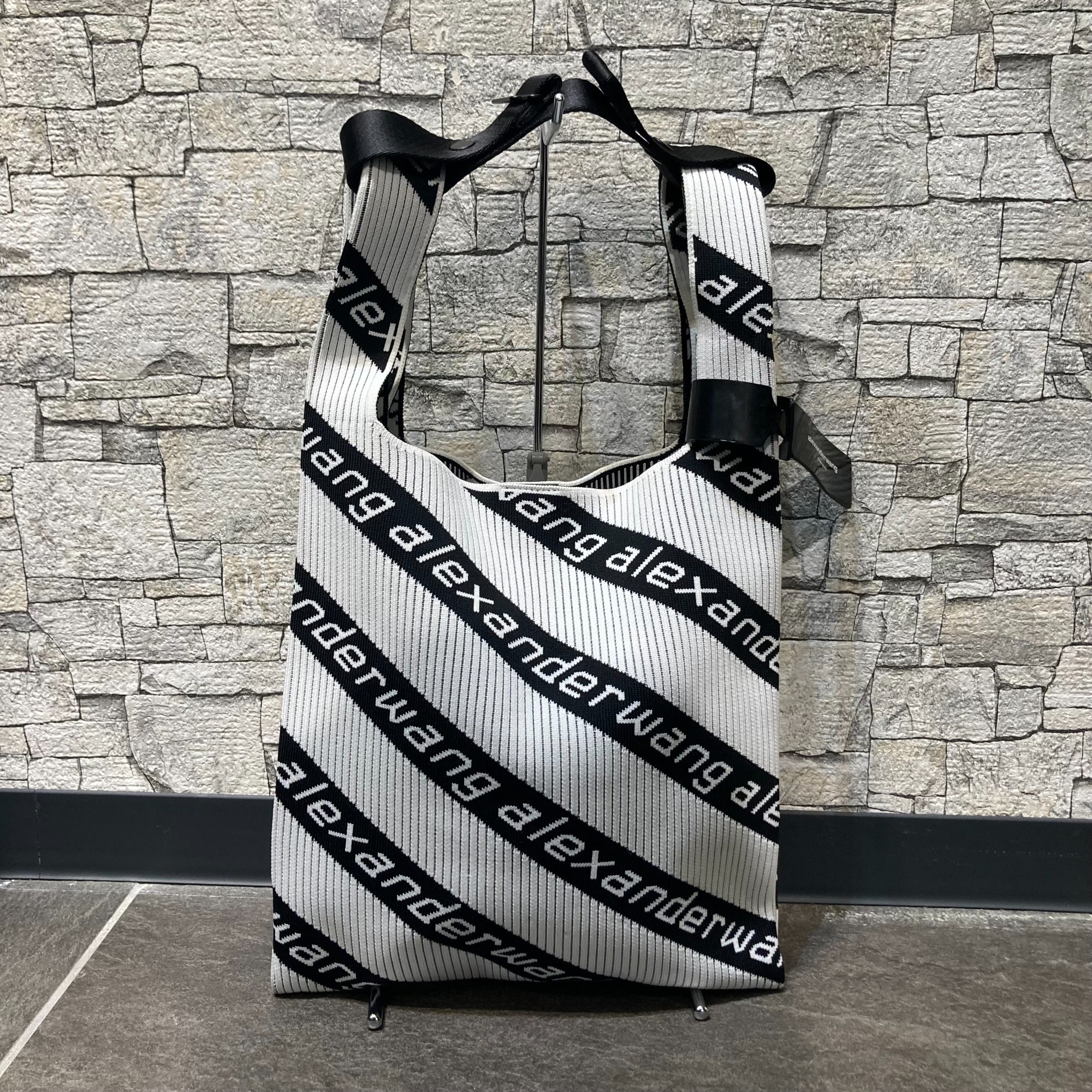ALEXANDER WANG】Knit Shopper Bag[2025.04.28発行]｜トレファク