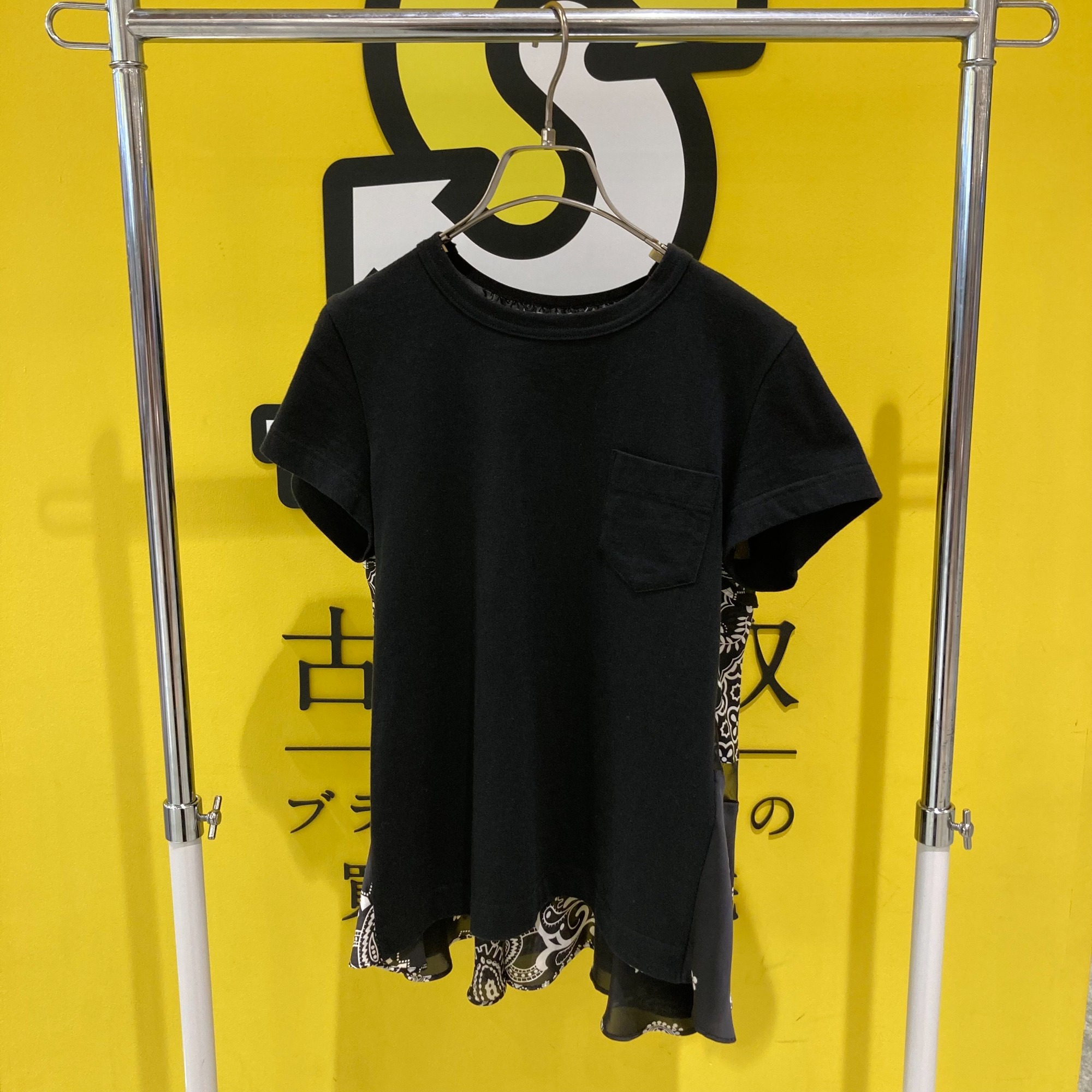 sacai】アーカイブペイズリーTシャツ[2025.07.08発行]｜トレファク 