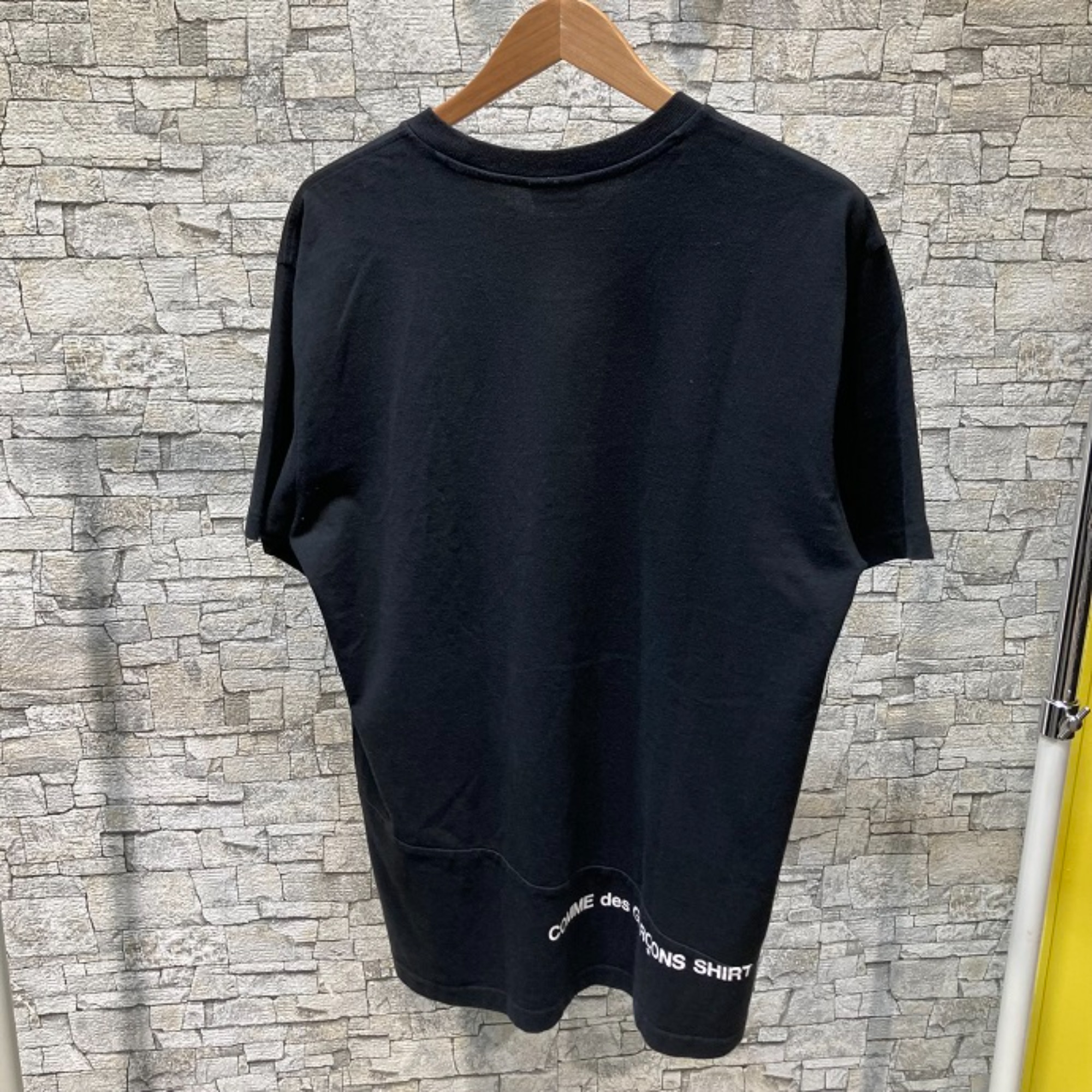 Supreme×COMME des GARCONS SHIRT】スプリット ボックス ロゴ Tシャツ 