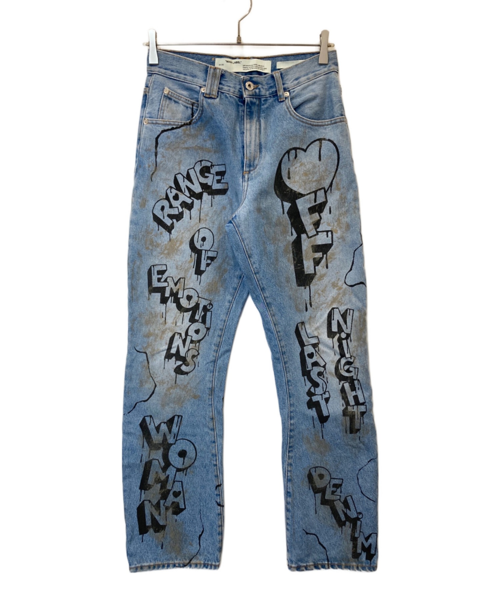 Estkuroki23様 オーダーページ OFFWHITE / オフホワイト】Graffiti Oversize Tomboy Jeans [2025.12