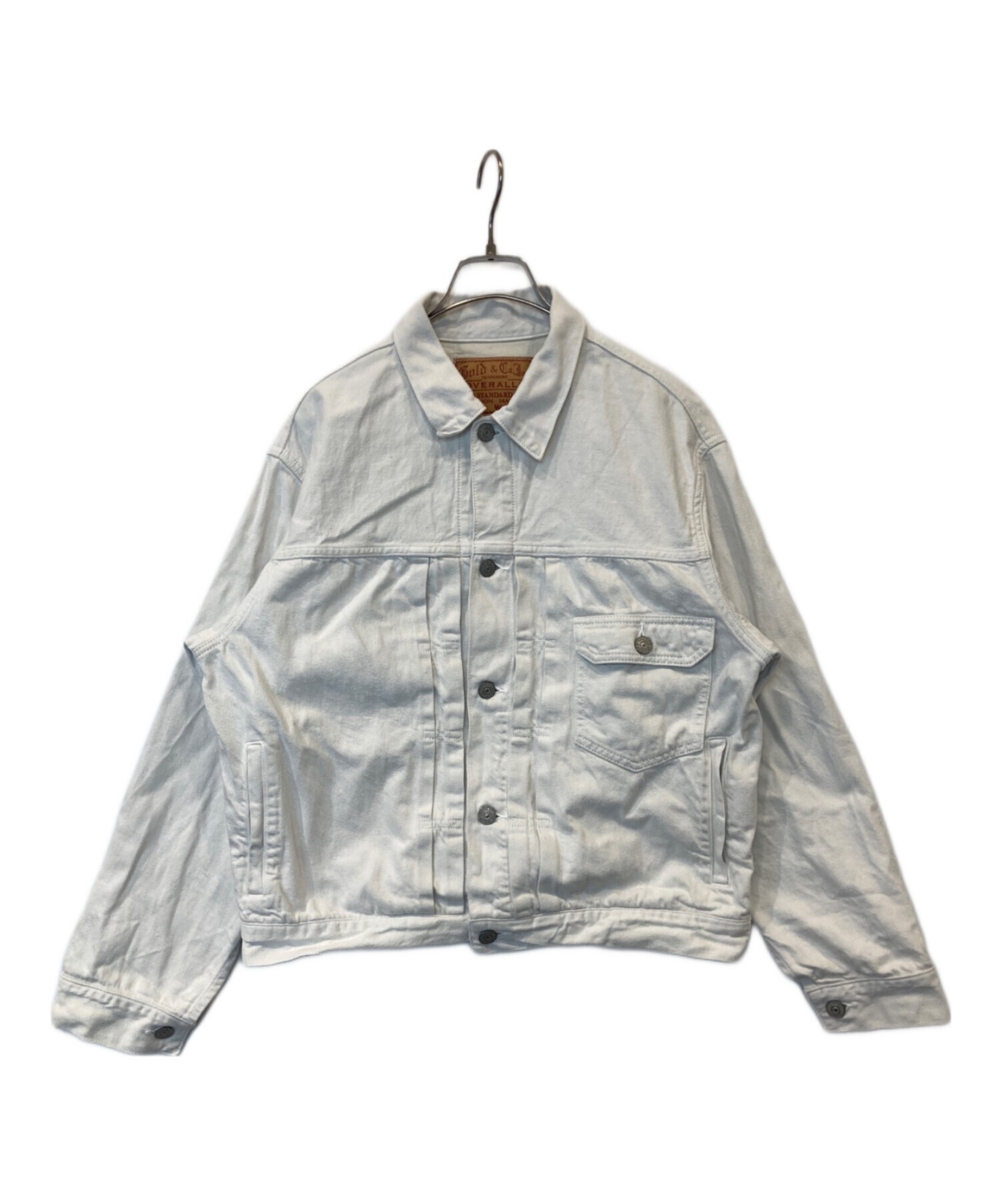 gold / ゴールド】RECYCLED WASTE SUVIN COTTON YARN 11.5oz. DENIM 