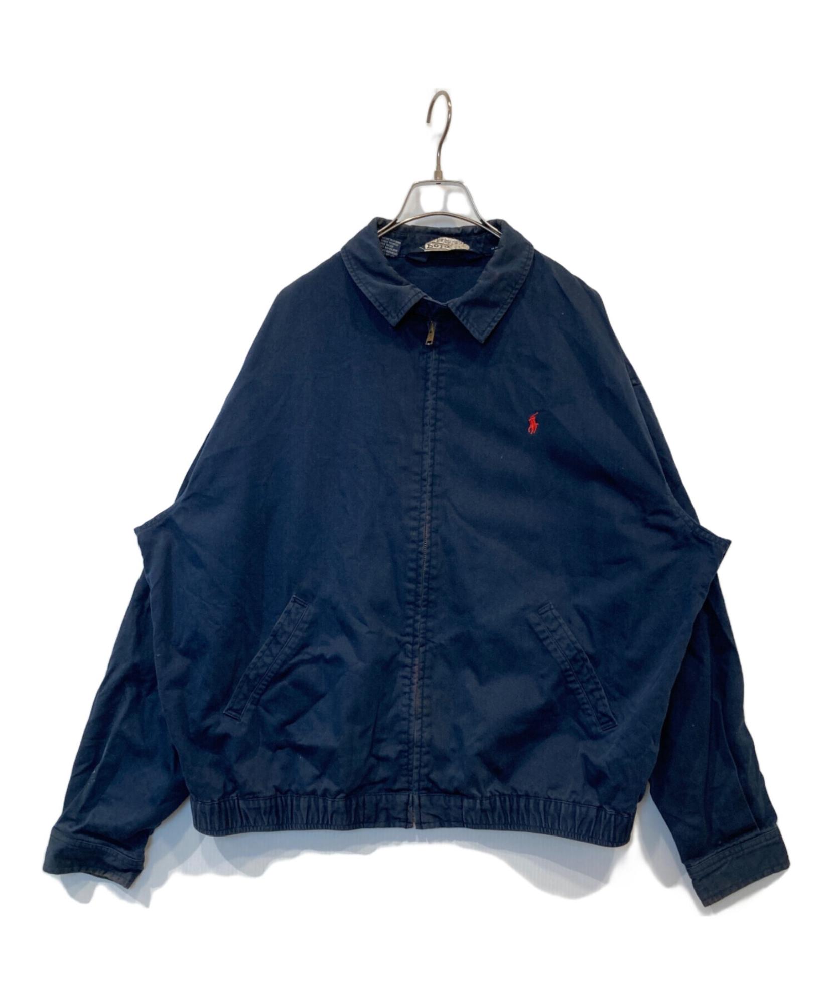 ポロ・ラルフ・ローレン ネイビースイングトップ POLO RALPH LAUREN (ポロラルフローレン) ワンポイントロゴ フルジップ