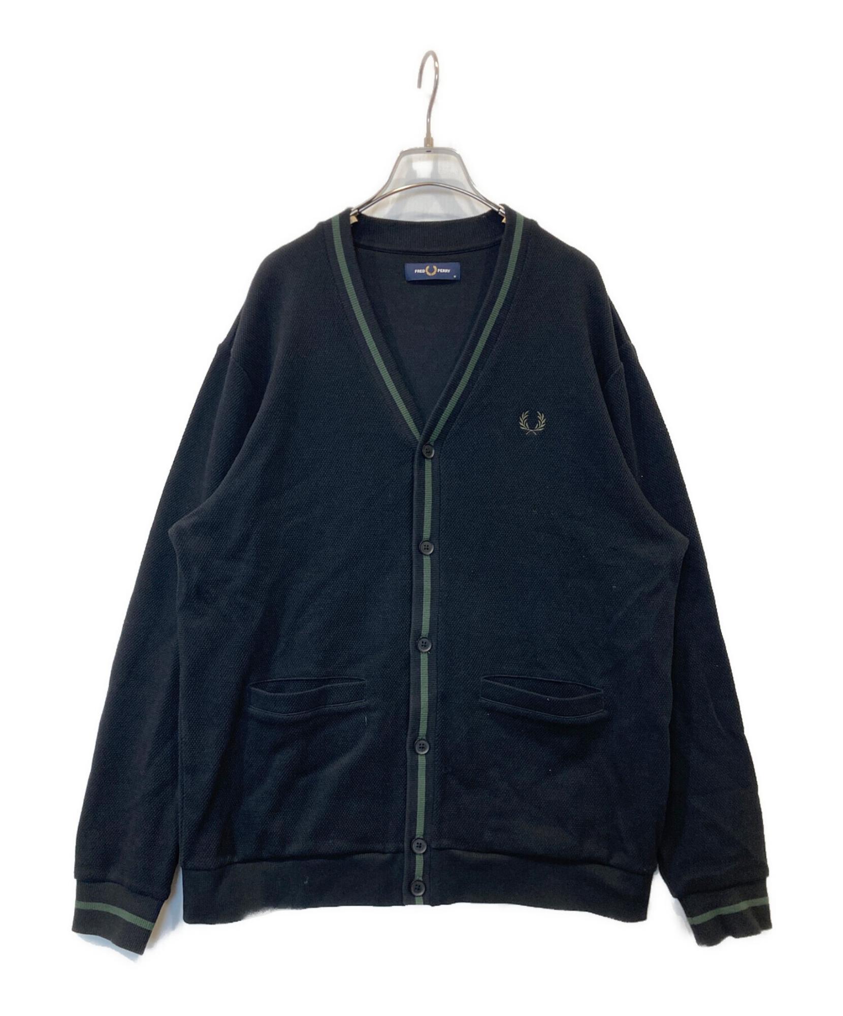 FRED PERRY / フレッドペリー】Tipped Pique Texture Cardigan | 定番