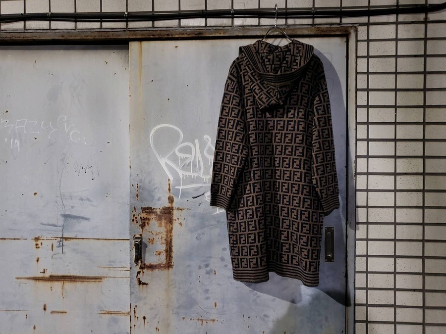 5001s29◇イタリア製◇FENDI フェンディ ズッカ柄 ストレッチパンツ L 