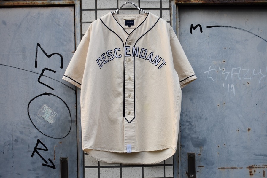 DESCENDANT BLEEK B.B SS SHIRT ベースボールシャツ